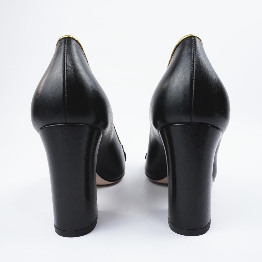 24cm レア Gucci パンプス IT38 パール BEE　新品保存品