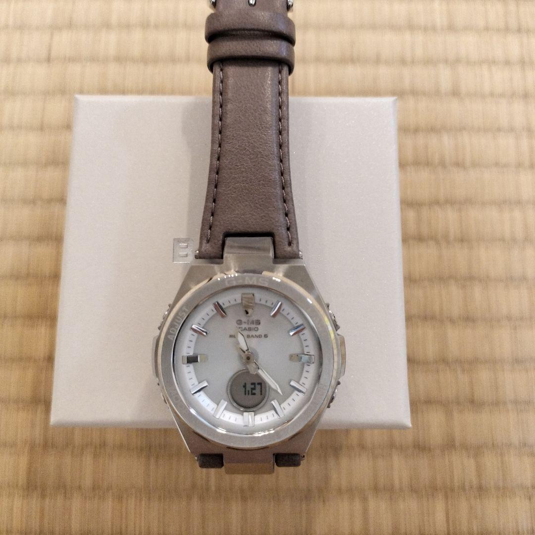 G-SHOCK G-MS ホワイト/シルバー 腕時計