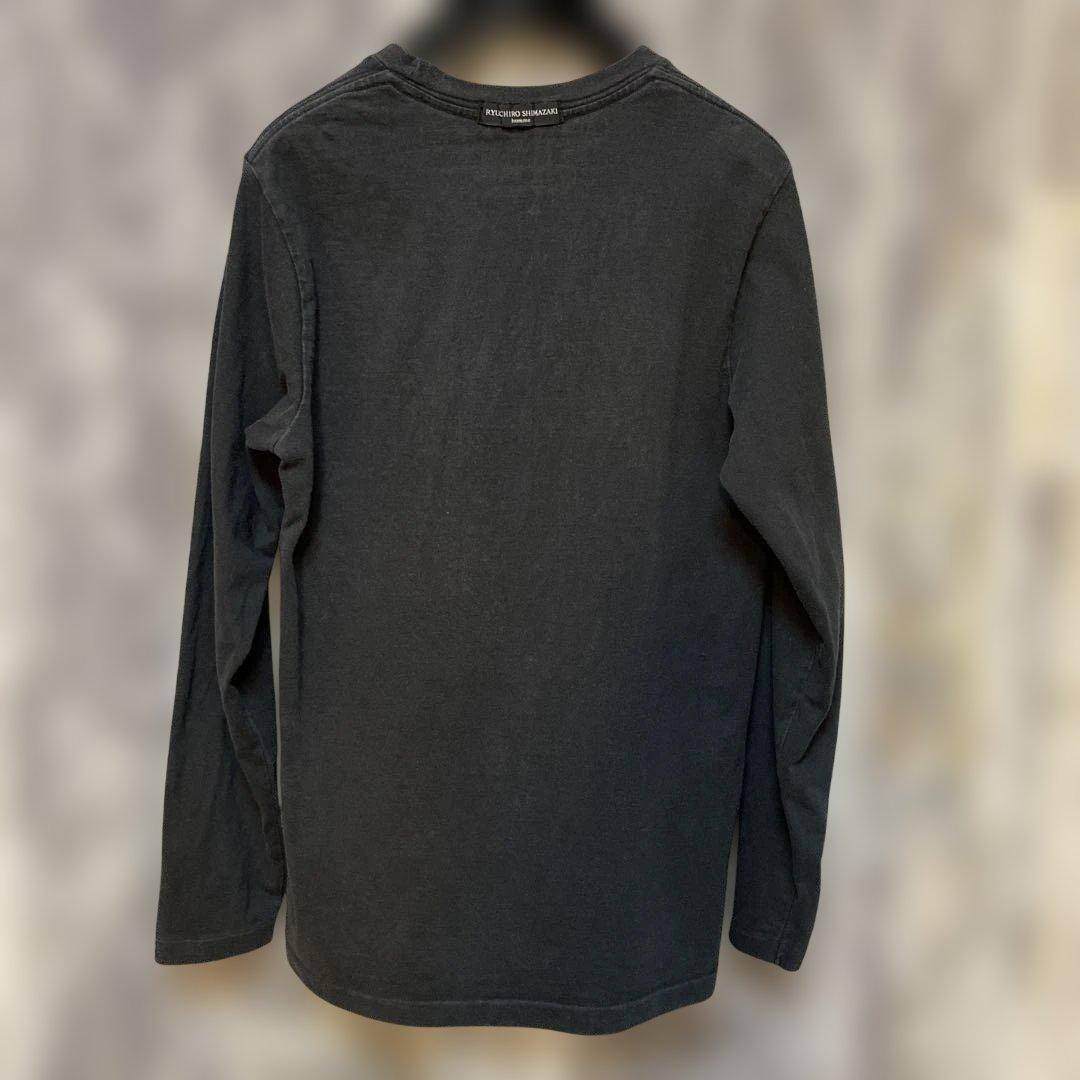 RYUICHIRO SHIMAZAKI homme メッセージロングTシャツ