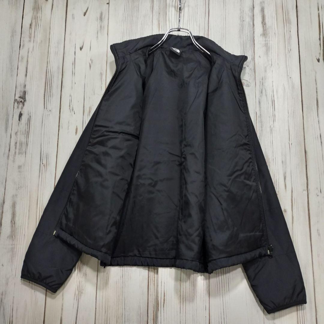 ✩ノースフェイス✩刺繍ロゴライトダウンジャケット　レディースL ブラック