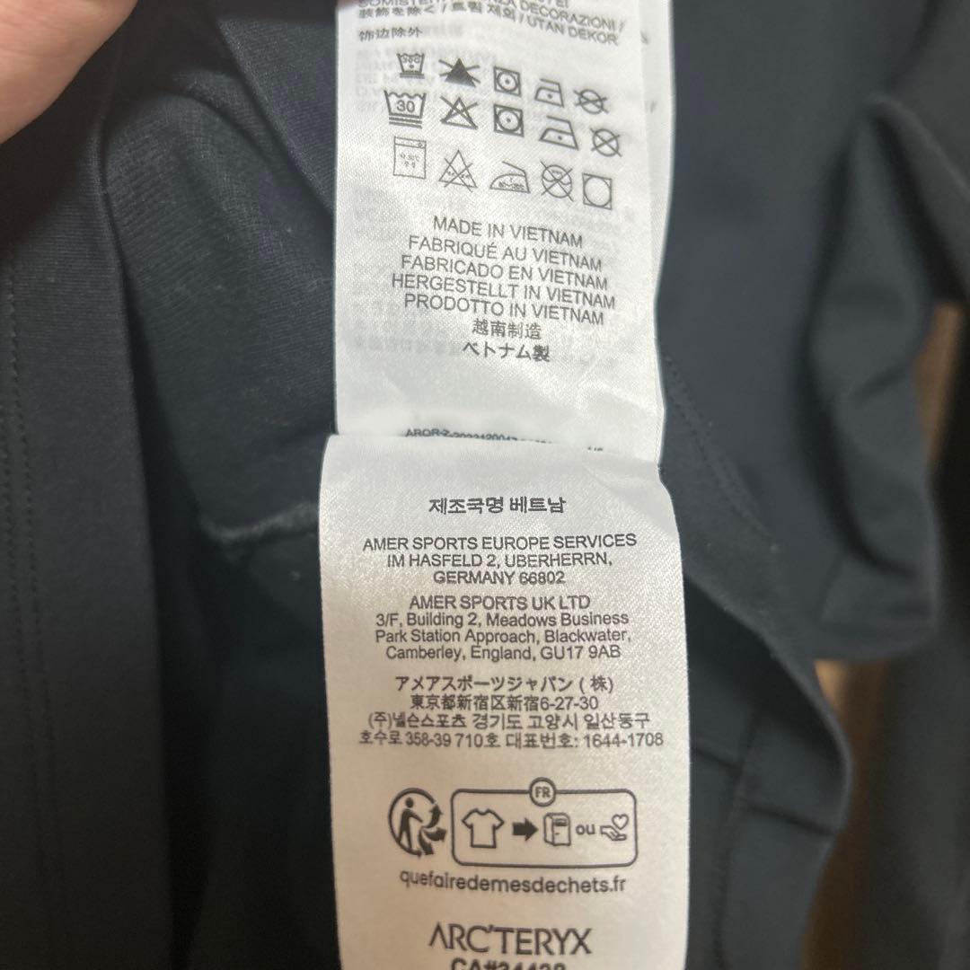 ARC'TERYX ブラック 長袖カットソー