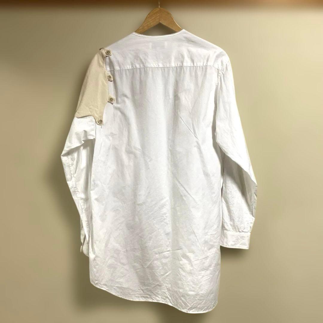 2021AW ヨウジヤマモト LOOK着用 パッチワークシャツ