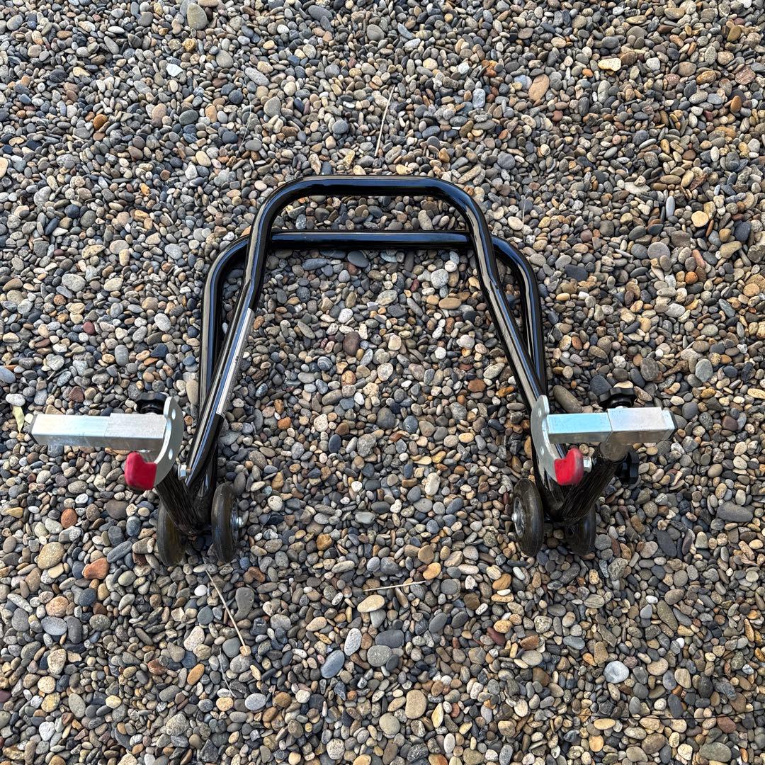 J•TRIP JT-125 BK メンテナンススタンド　ショートローラーV受け2