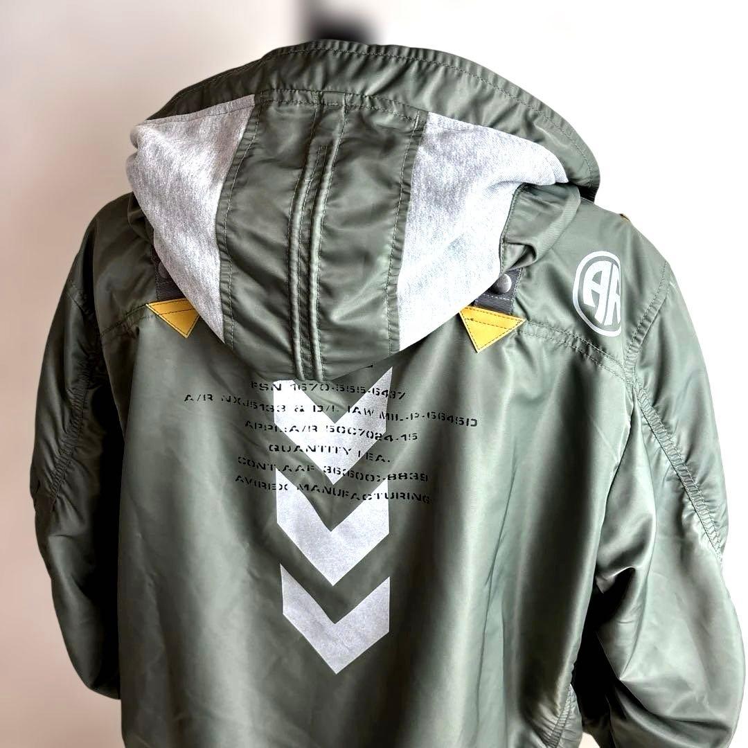 AVIREX LIGHT MA-1 REMODEL TACTICS 2XL 美品