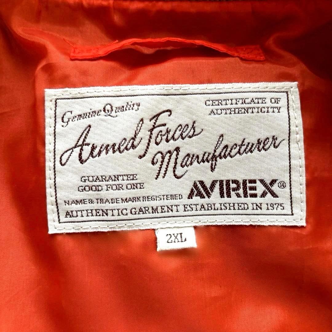 AVIREX LIGHT MA-1 REMODEL TACTICS 2XL 美品