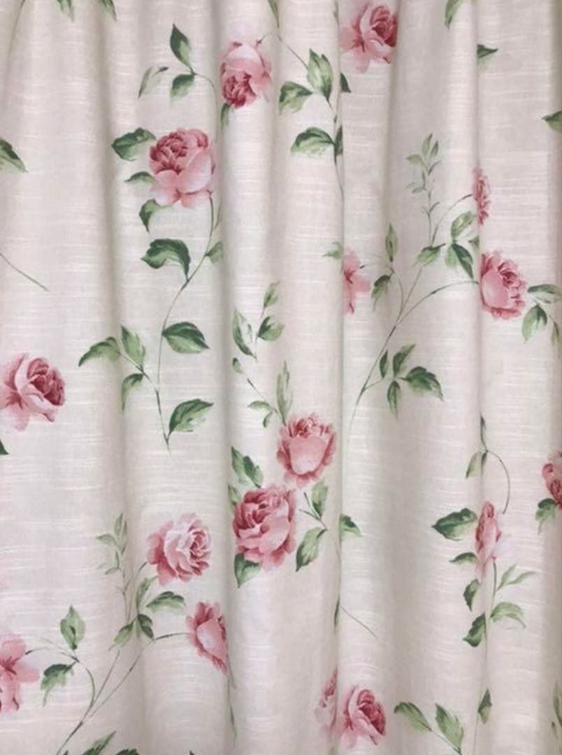 【LAURA ASHLEY】 ヘーゼルウッド カーテンオーダ 一品チョークピンク