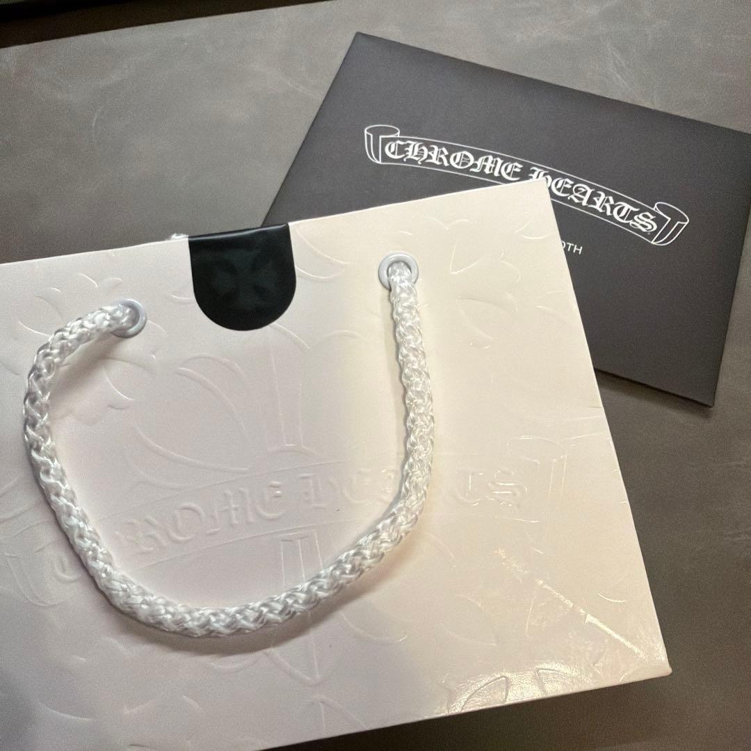 ②CHROME HEARTS ベイビーファット　パヴェダイヤ　ロールチェーン付き