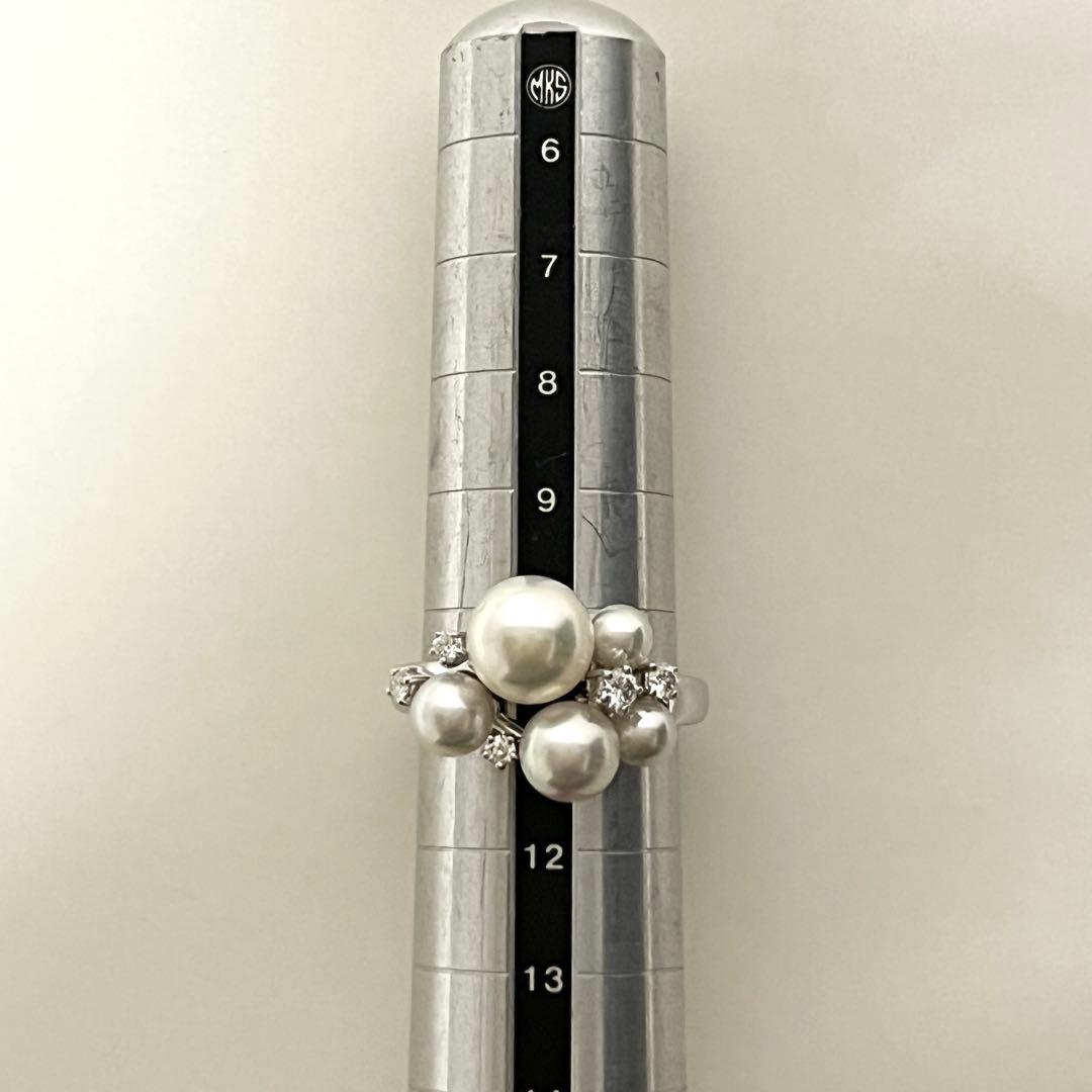 TASAKI 田崎真珠 パール ダイヤモンド リング
