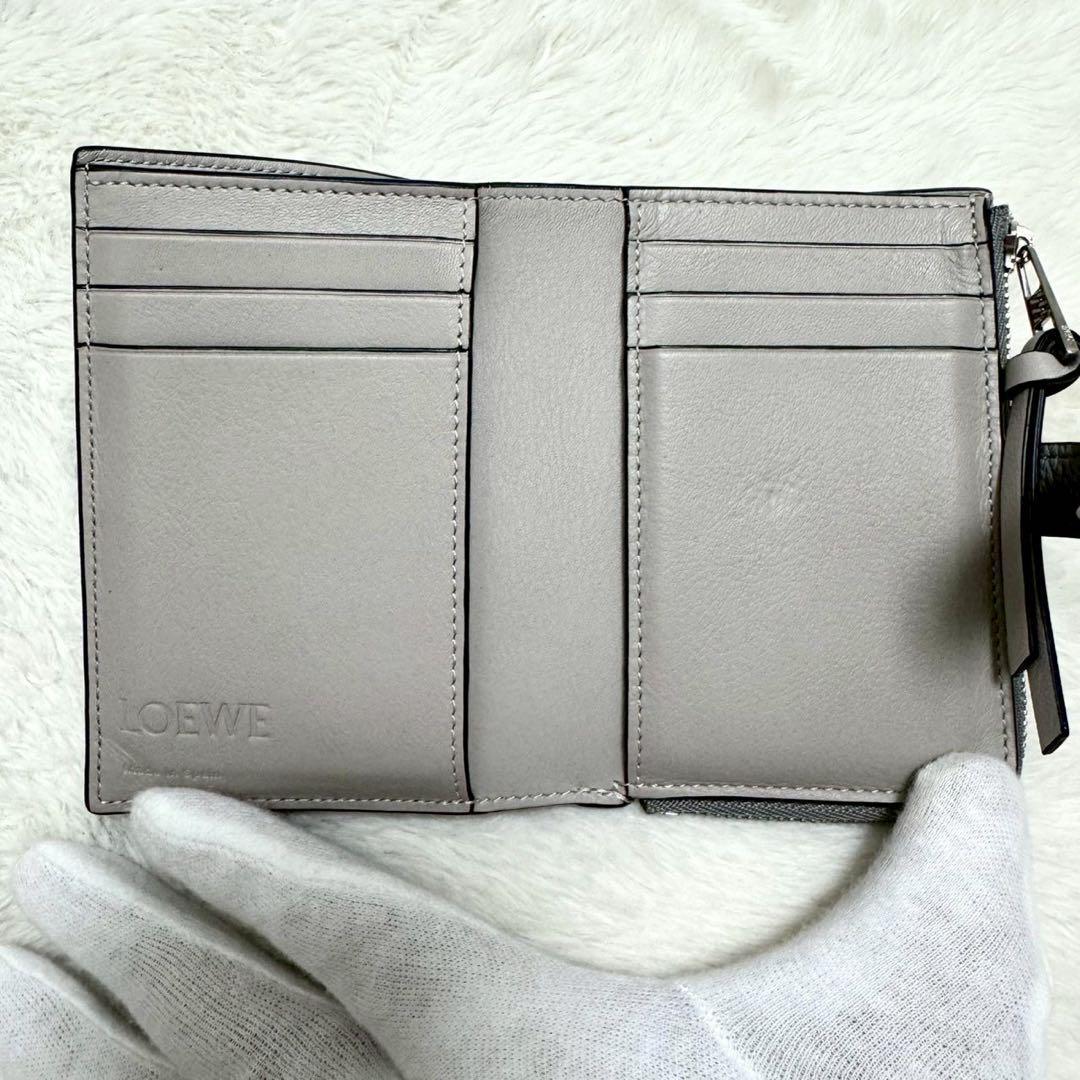 極美品✨ LOEWE ロエベ SLIM ZIP BI-FOLD WALLET