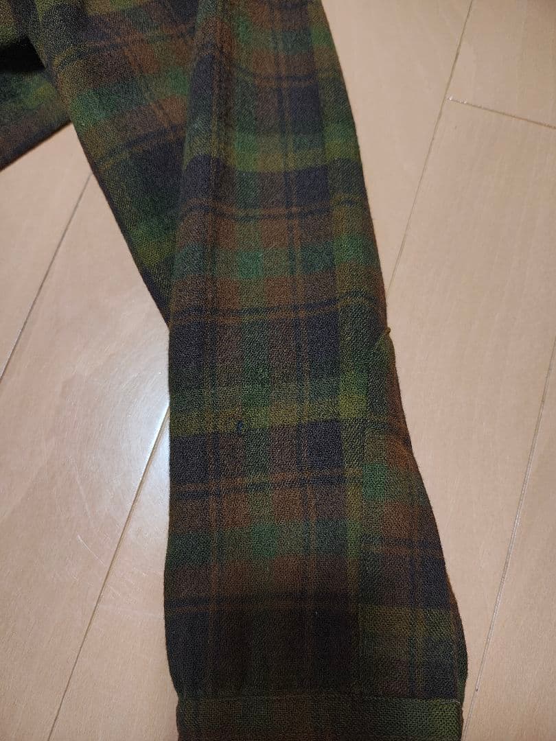 ペンドルトン Pendleton 60s ボードシャツ オープンカラー ブラウン
