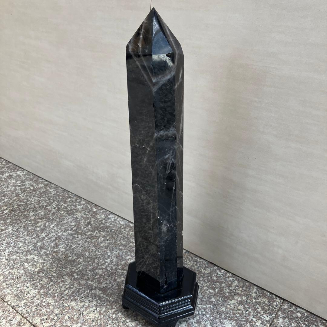 モリオン六角柱　パワーストーン　原石　鑑賞石　天然石　自然石