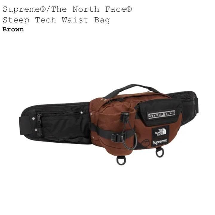 新品 Supreme THE NORTH FACE Steep Tech Bag