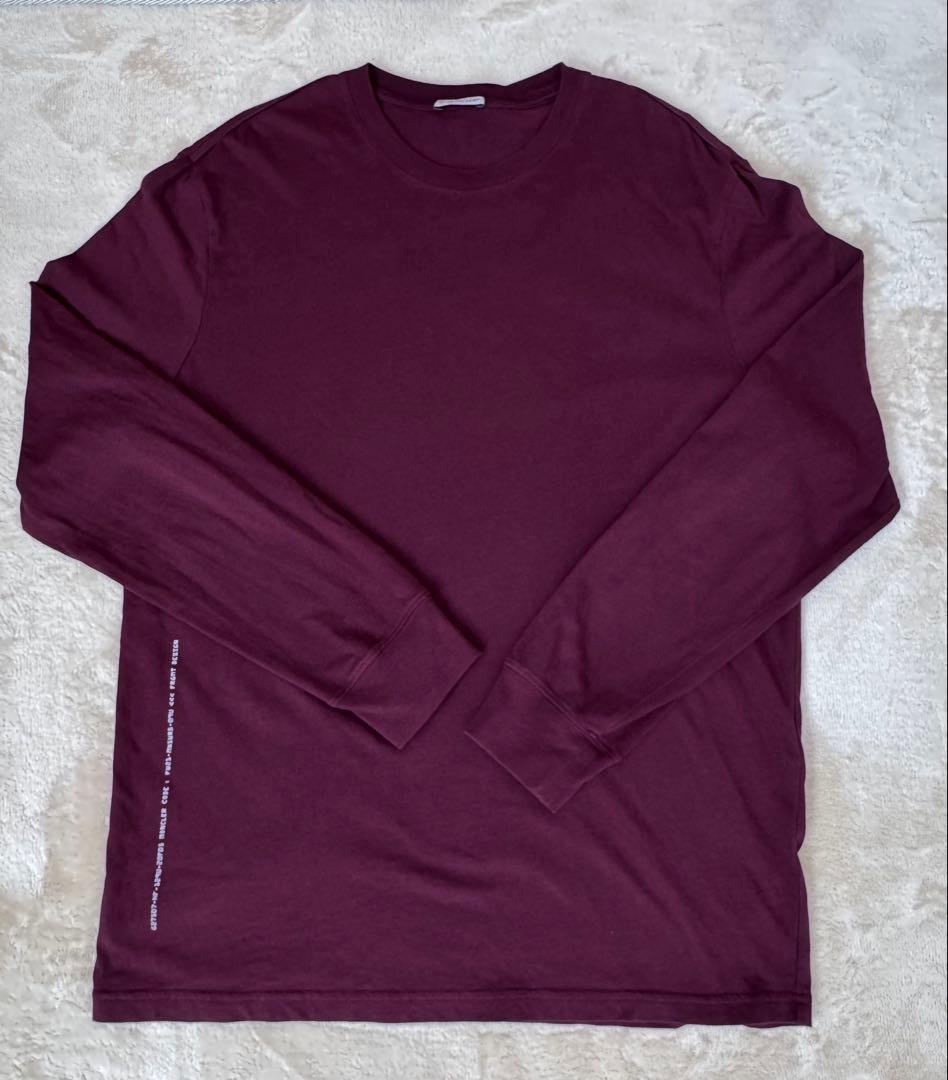 MONCLER FRGMT モンクレール ロンT 長袖カットソー バーガンディM