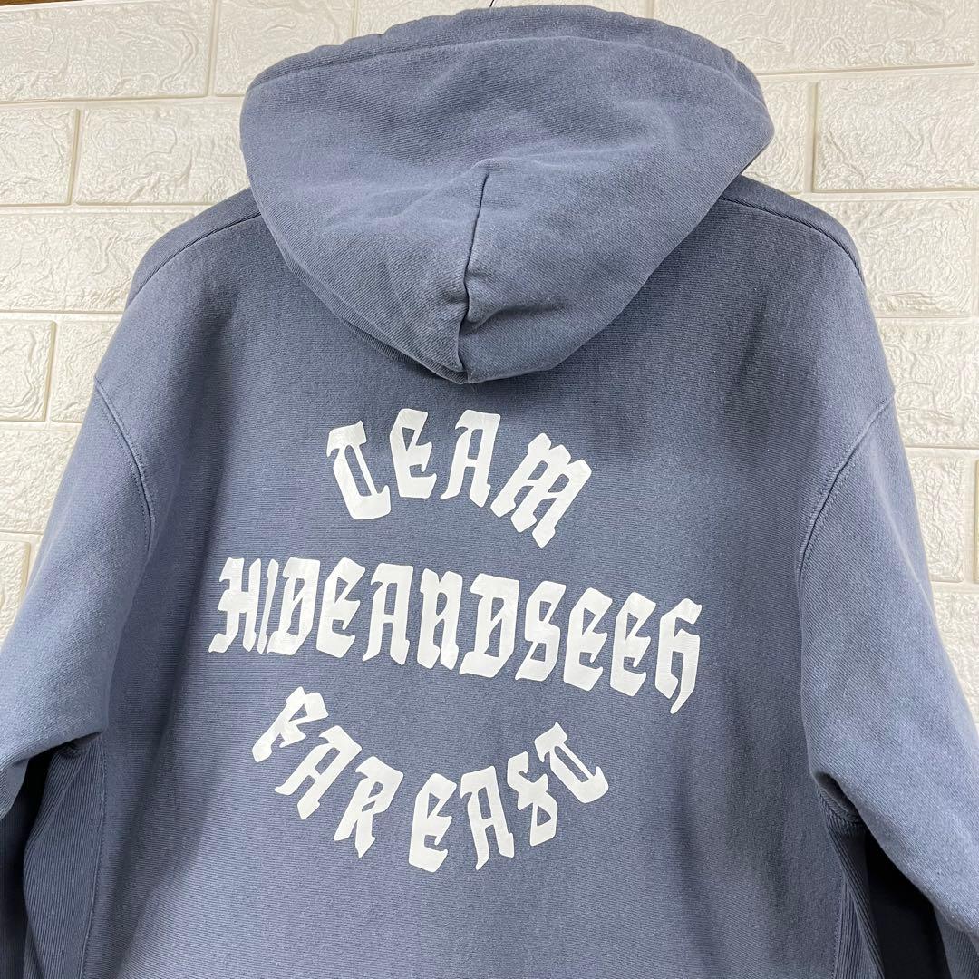 22AW ハイドアンドシークHIDEANDSEEKフレイムパーカー キムタク着