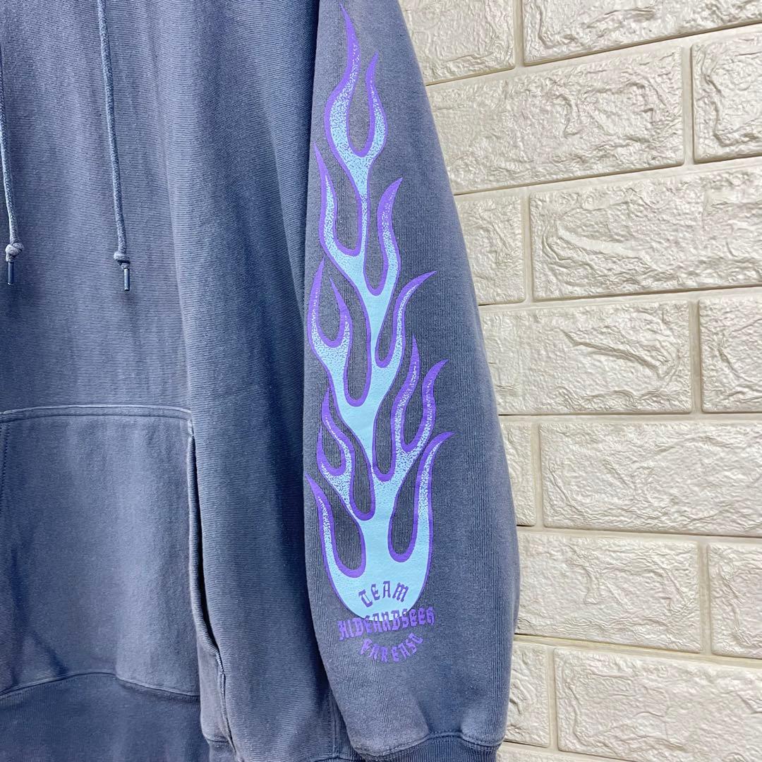 22AW ハイドアンドシークHIDEANDSEEKフレイムパーカー キムタク着