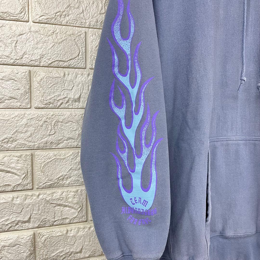 22AW ハイドアンドシークHIDEANDSEEKフレイムパーカー キムタク着