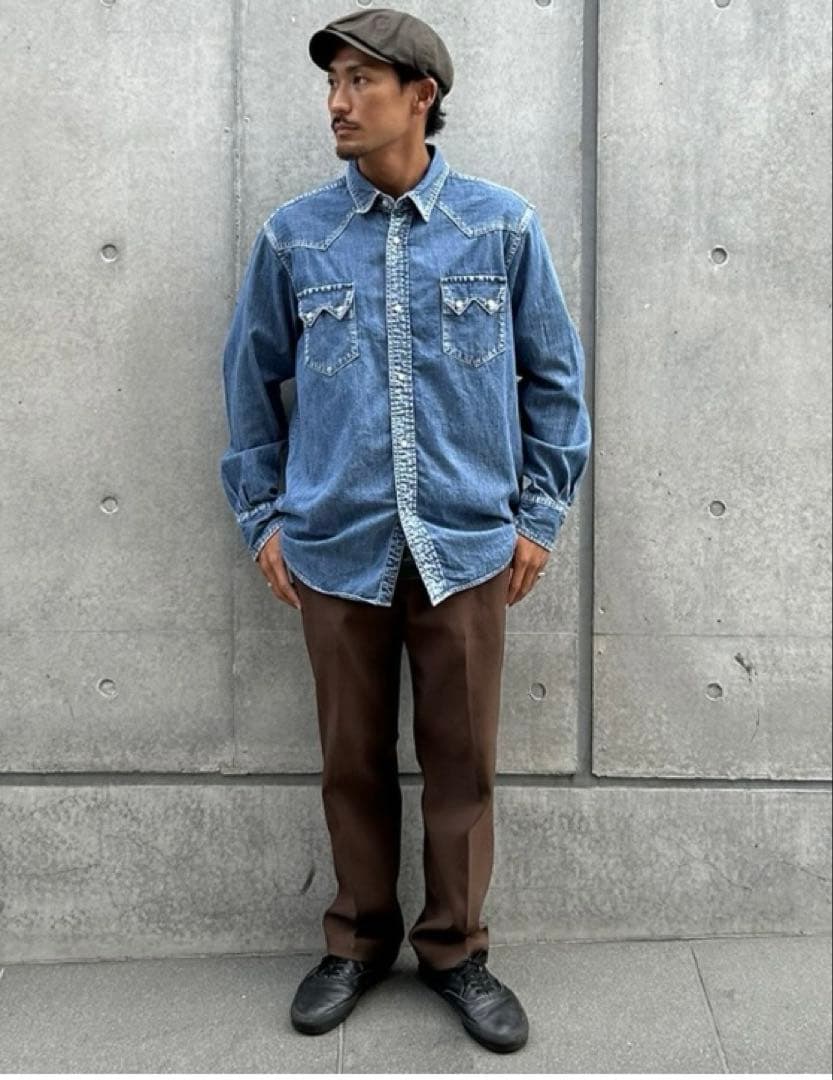 【完売】SD Denim Western Shirt Vintage Wash