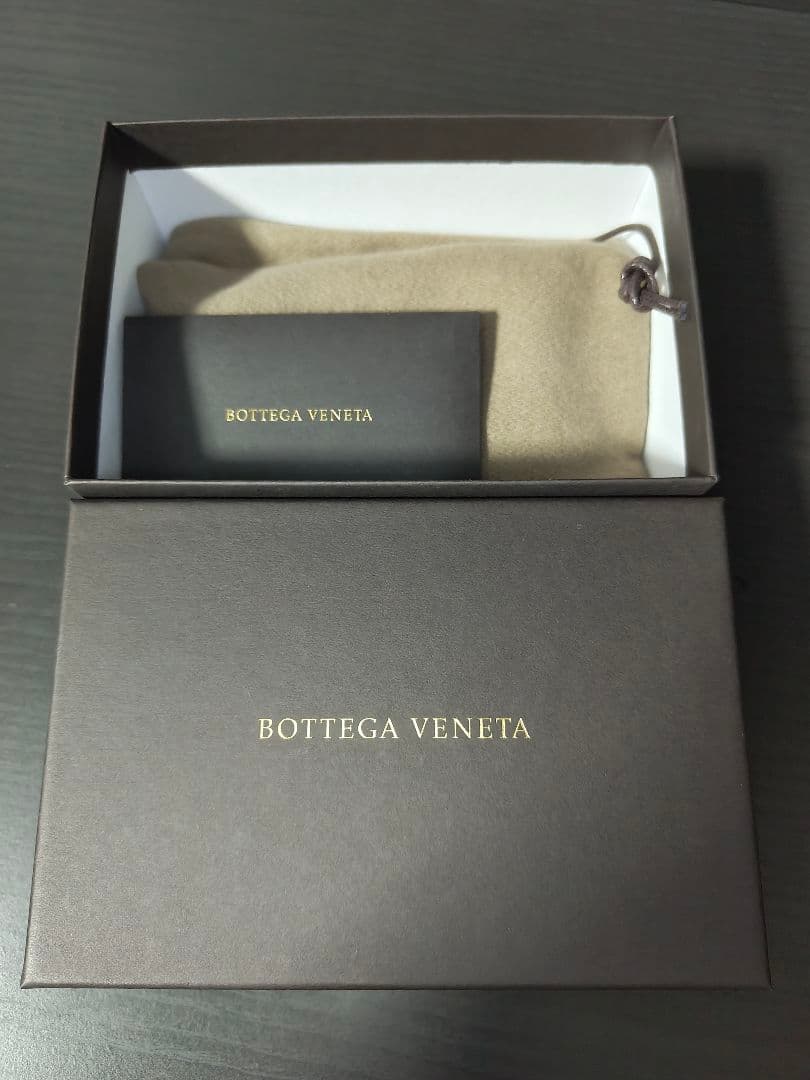 Bottega Veneta ブラックレザーケース　キーケース