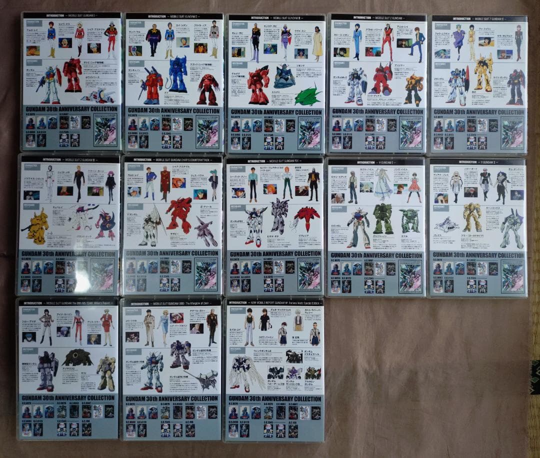 機動戦士ガンダム 30th 　ANNIVERSARY 13枚　セット　DVD