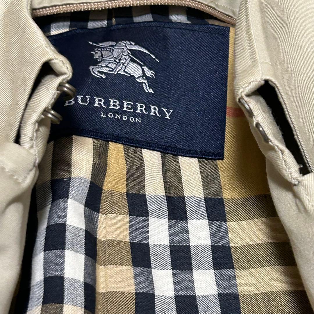 バーバリーロンドン　トレンチコート　裏地ノバチェック総柄