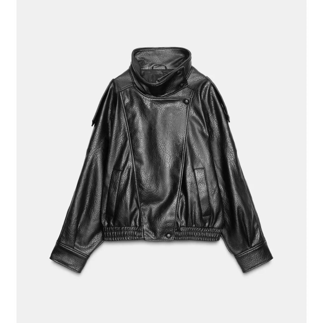 zara レザージャケット　M 新品未使用タグ付き