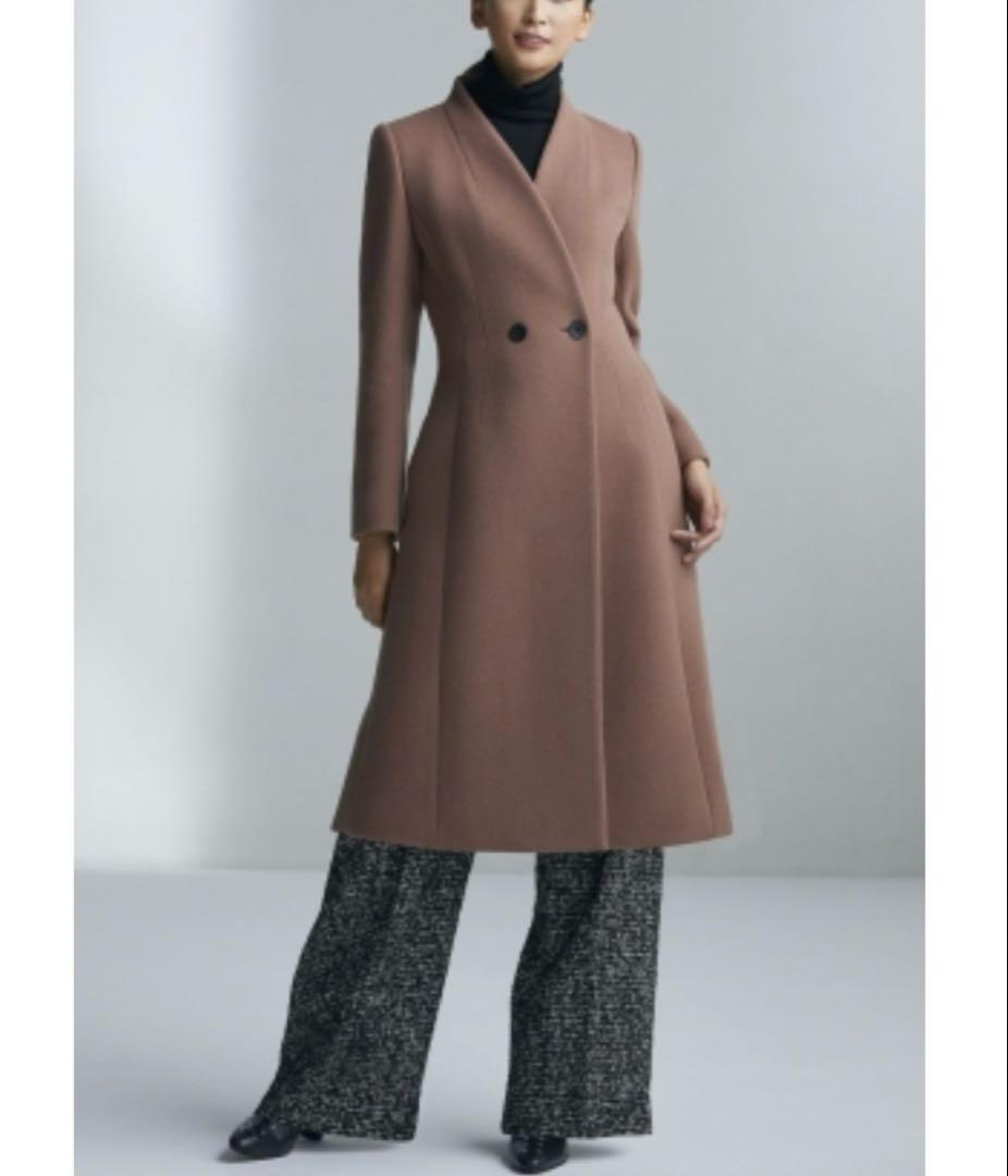 新品タグ付き　EPOCA/エポカ　カメリア エアリー　ウールロングコート