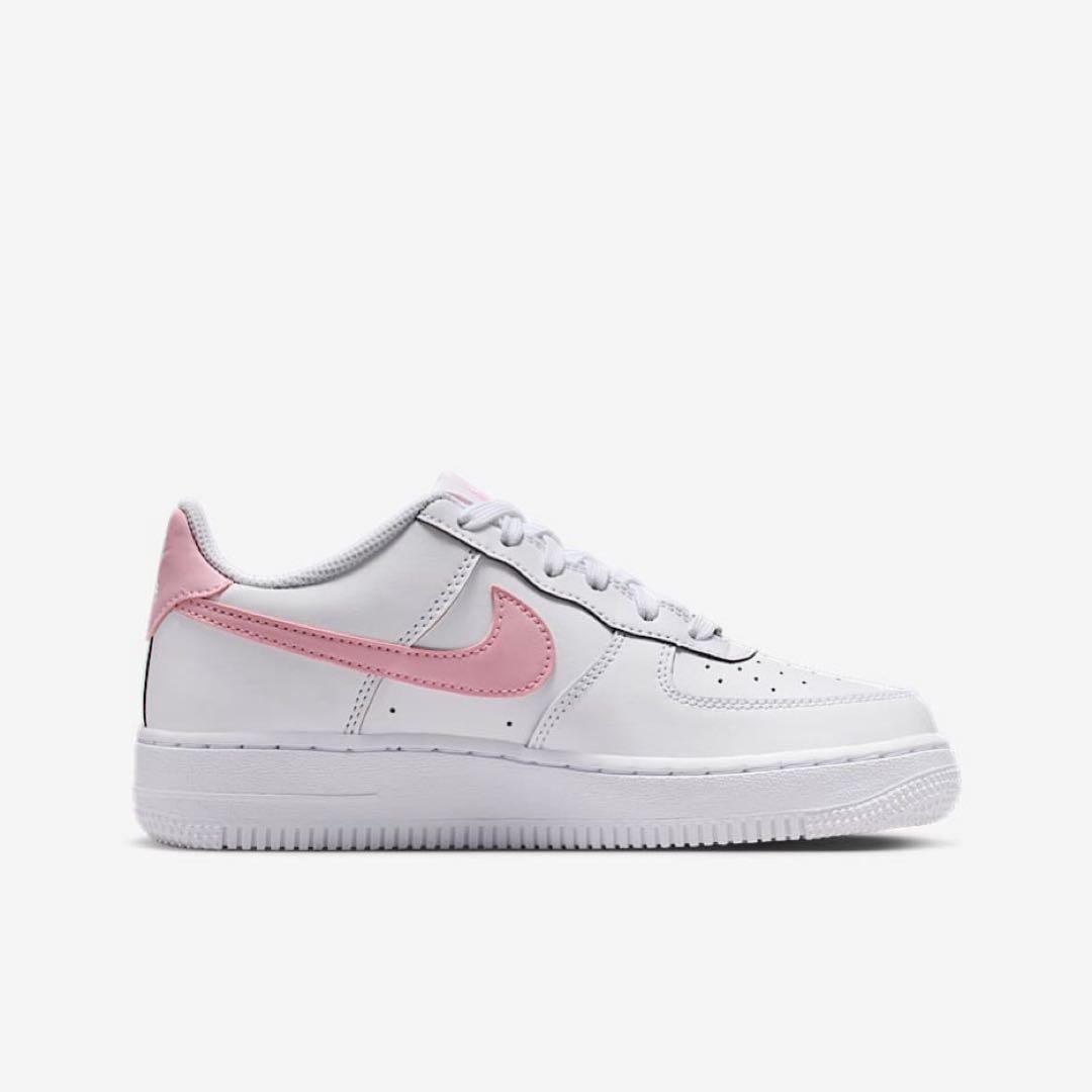 【新品24cm】NIKE｜エアフォース１GS｜ホワイト/ソフトピンク