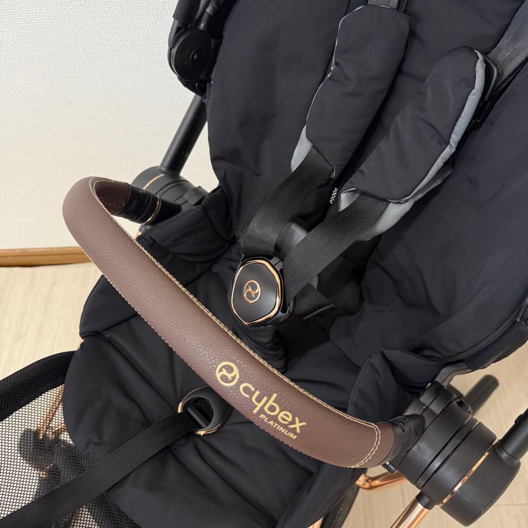 極美品 Cybex ミオス JP3 ローズゴールド ワンプルハーネス ベビーカー