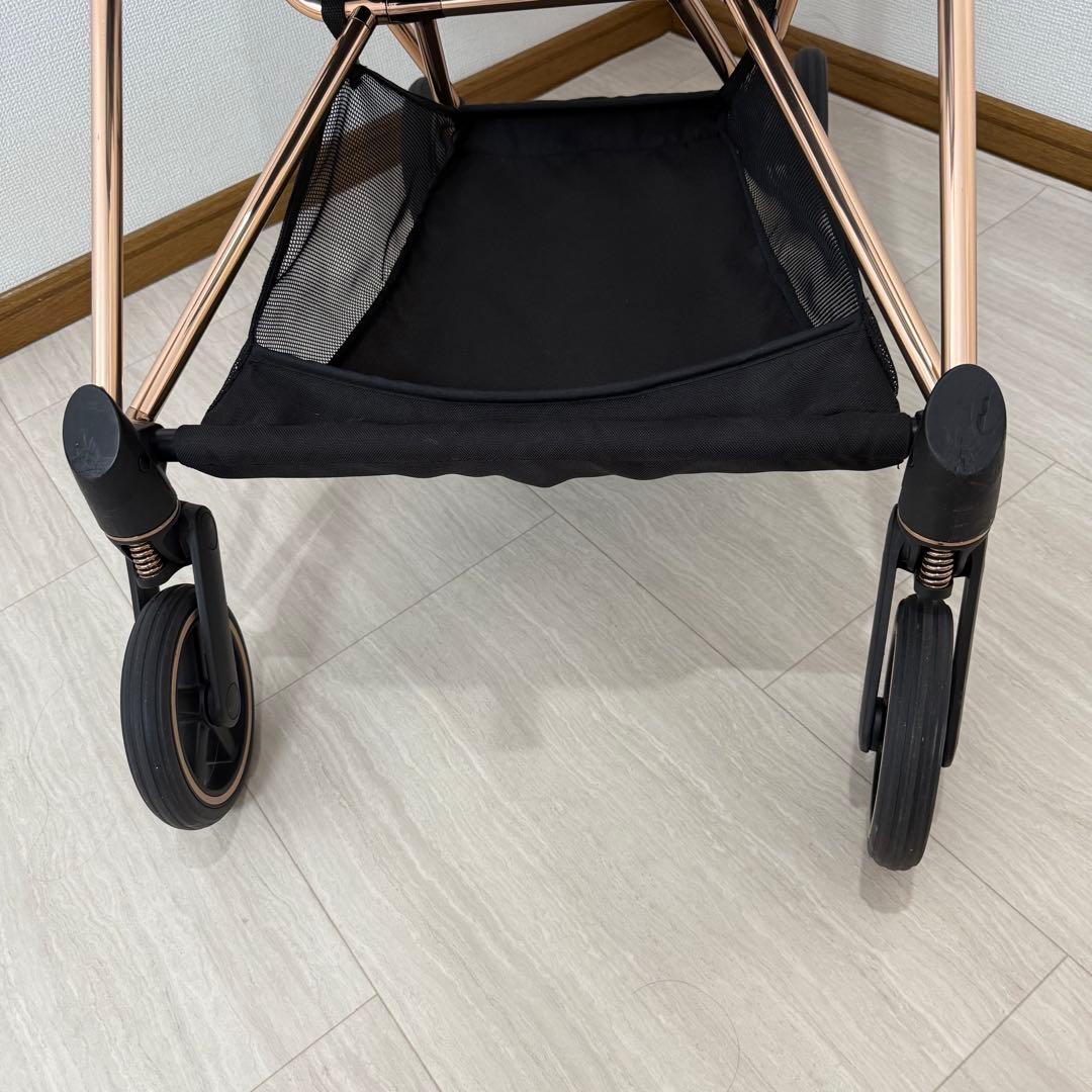 極美品 Cybex ミオス JP3 ローズゴールド ワンプルハーネス ベビーカー