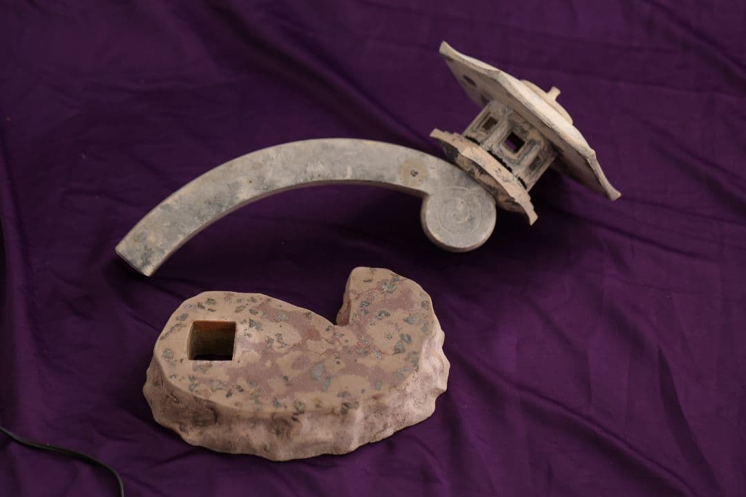 【風情ある石造り】ミニ灯篭 遠州灯篭 盆栽 庭園 ミニチュア 置物 和室