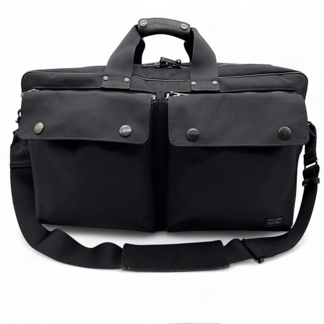 【美品】PORTER ポーター ボストンバッグ 旅行バッグ 大容量 ブラック