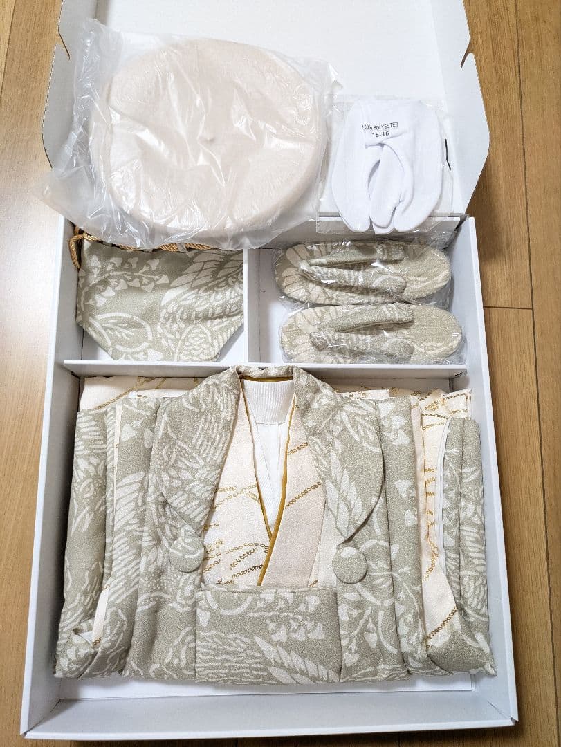 新品　3歳　フルセット　七五三 男の子　女の子　被布　ひよこ商店　utatane