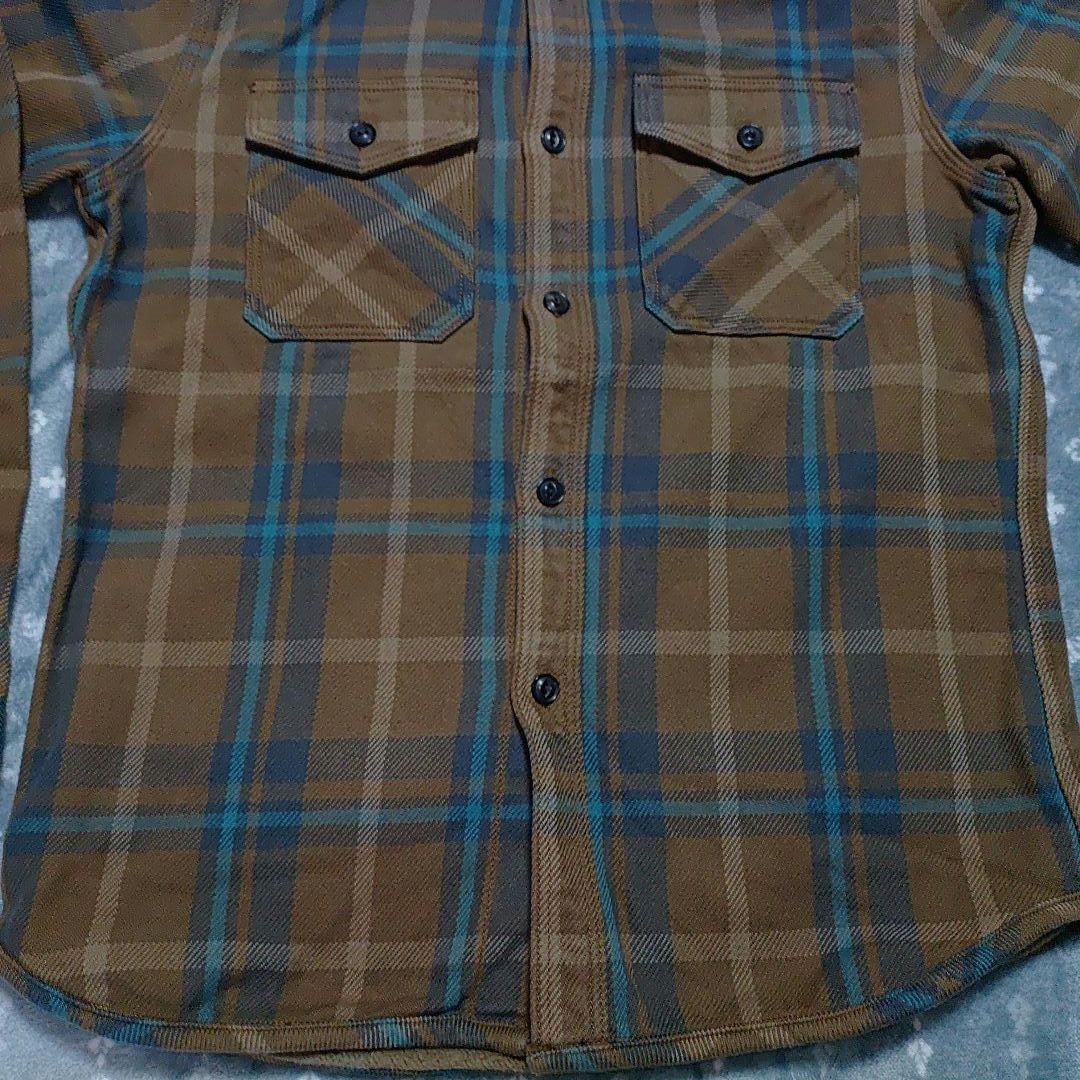 ウエス UES 長袖シャツ 502551 エクストラヘビーネルシャツ L