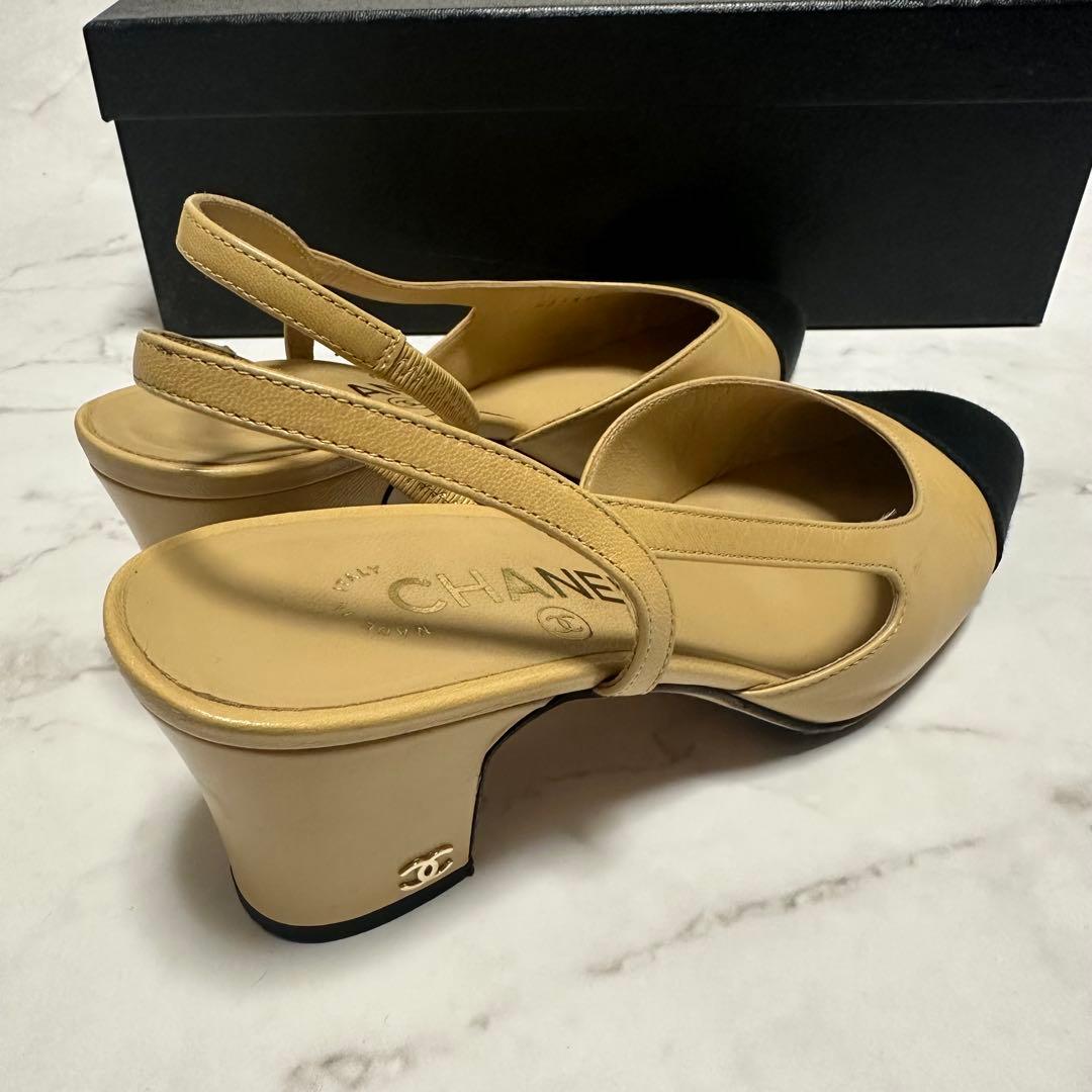 CHANEL シャネル　スリングバック　シューズ
