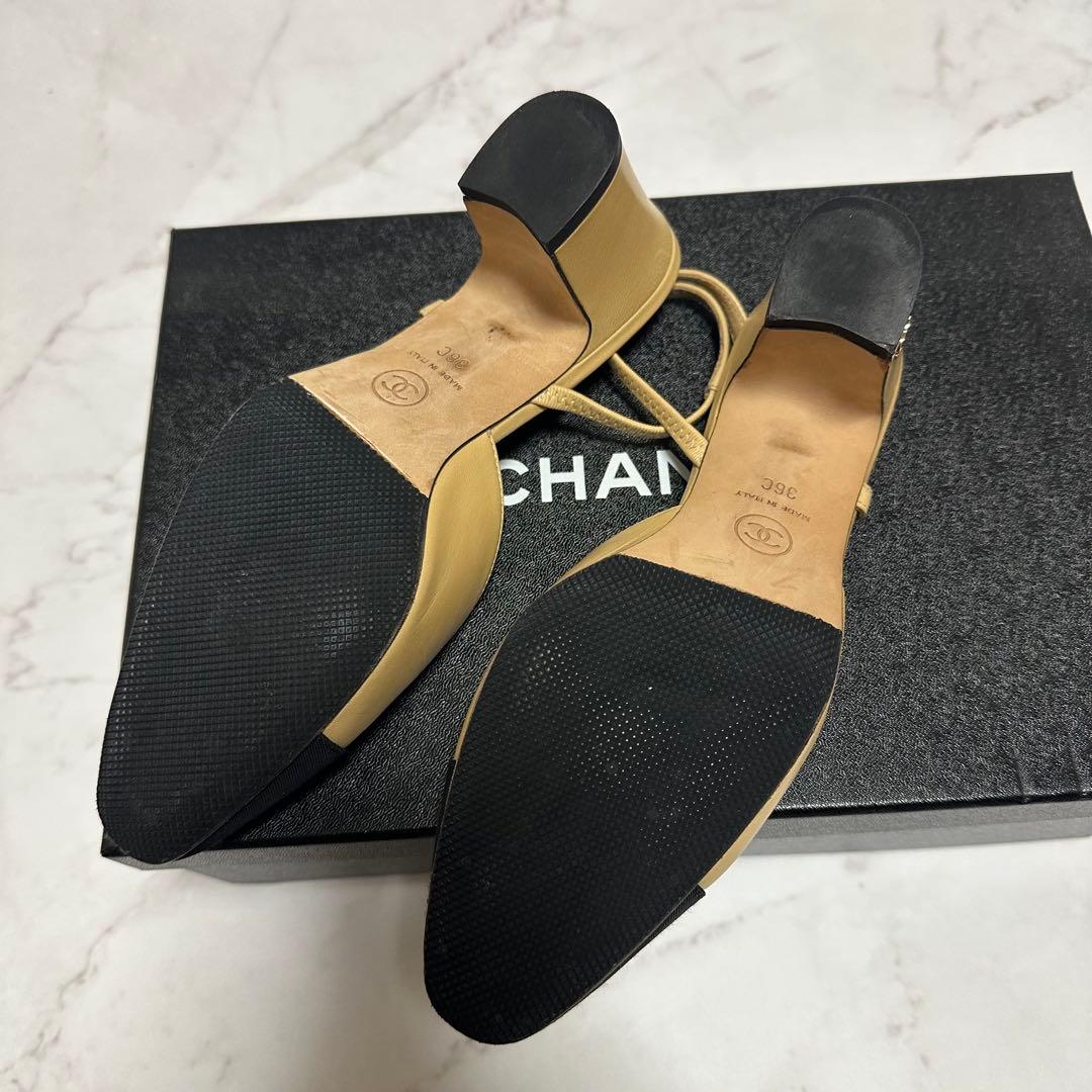 CHANEL シャネル　スリングバック　シューズ