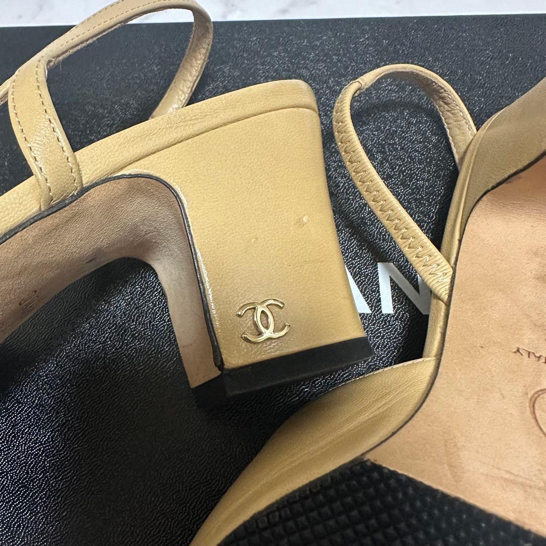 CHANEL シャネル　スリングバック　シューズ