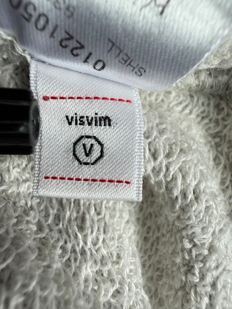visvim ビスビム　グレー フード付き パーカー