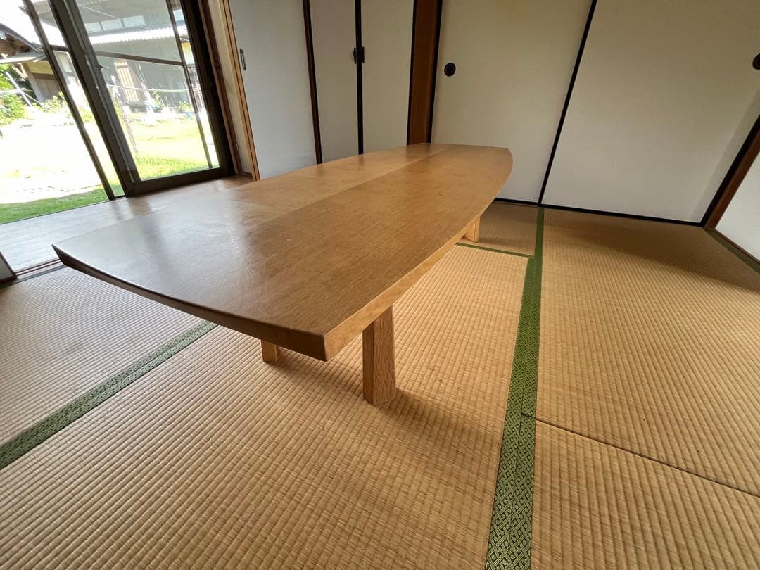 カンディハウス　ローテーブル　天然木（ナラ）　165cm