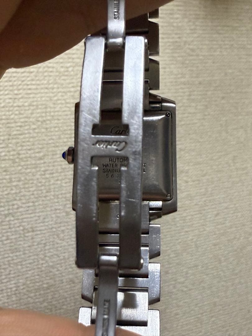 カルティエ　タンク　フランセーズ　LM 自動巻き　動作良好