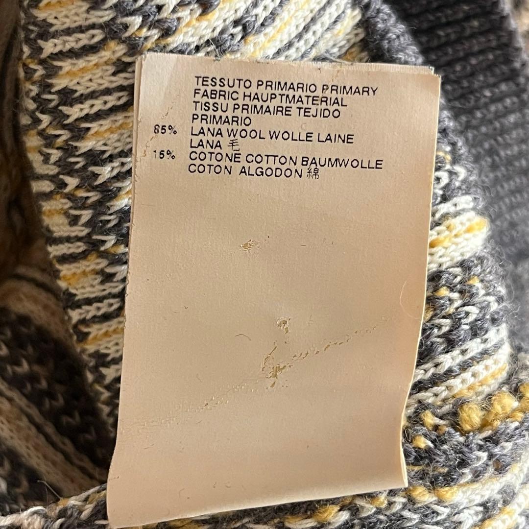 Maison Martin Margiela チェック ニットカーディガン