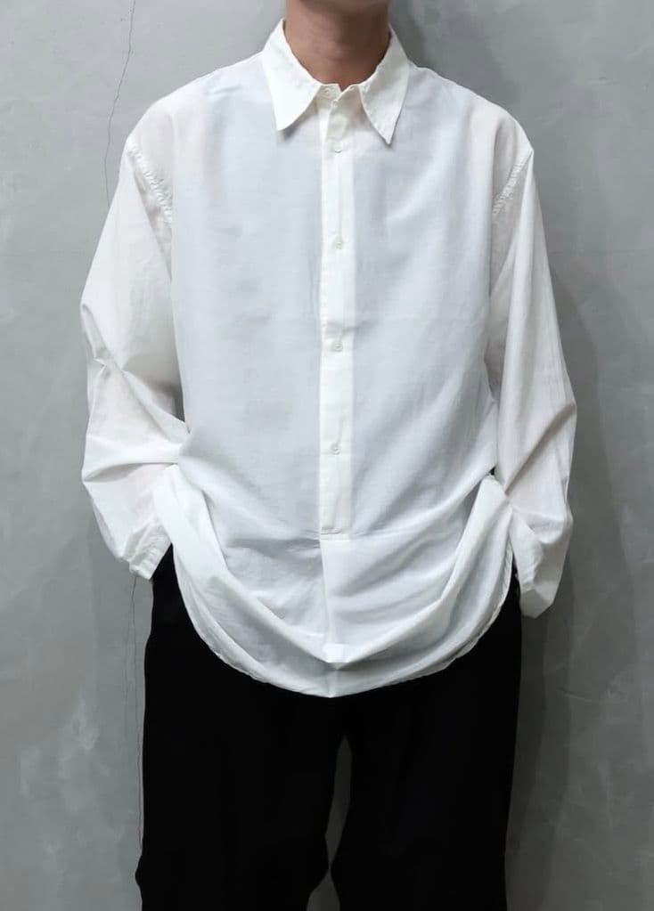 トップス barbell object bo-24s-s01 loan po white