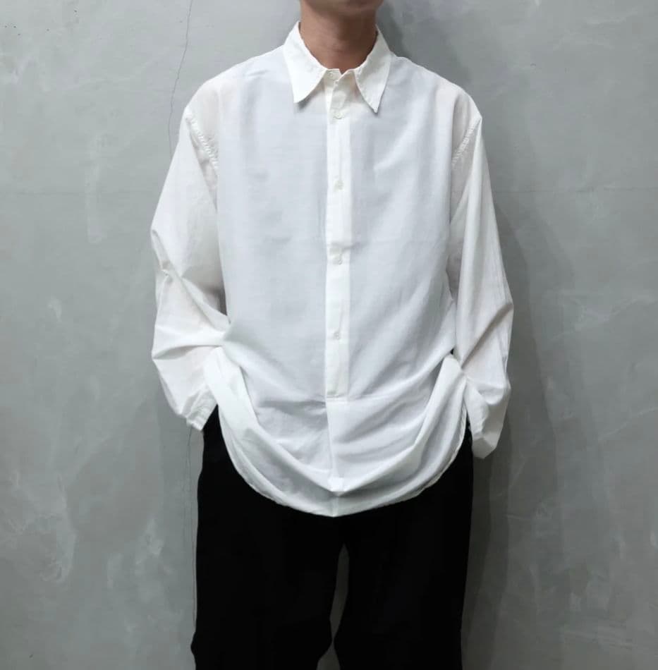 トップス barbell object bo-24s-s01 loan po white
