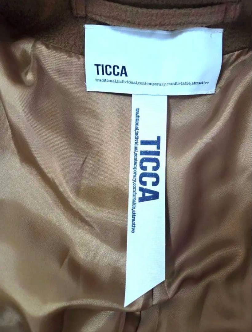 【Yojiwin専用】極美品TICCA コートウール100%