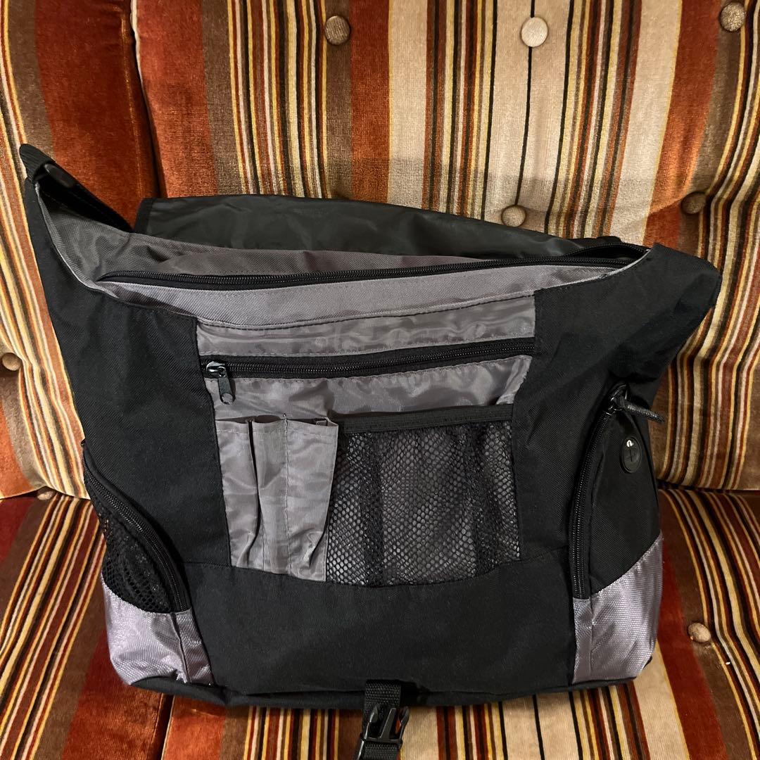 Apple メッセンジャーバッグ messenger bag y2k黒/グレー
