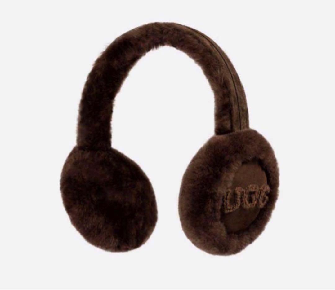 新品タグ付稀少UGGイヤーマフブラウン オーストラリアシドニー限定品アグBOX付