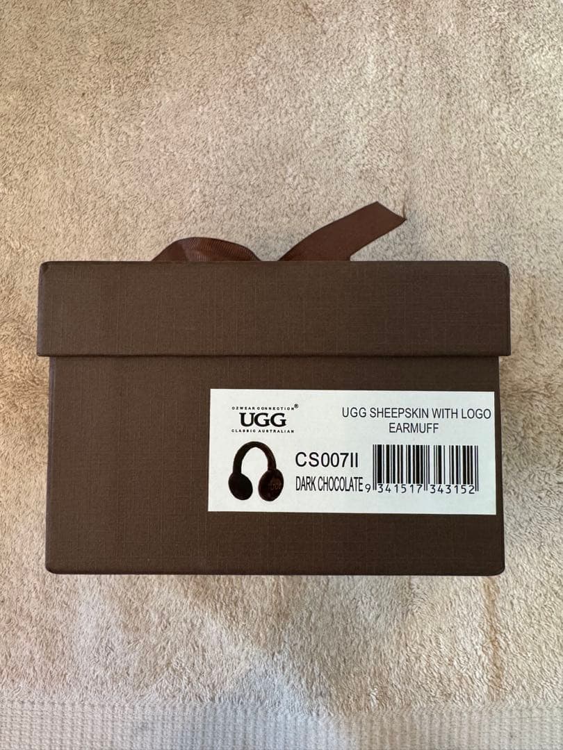 新品タグ付稀少UGGイヤーマフブラウン オーストラリアシドニー限定品アグBOX付