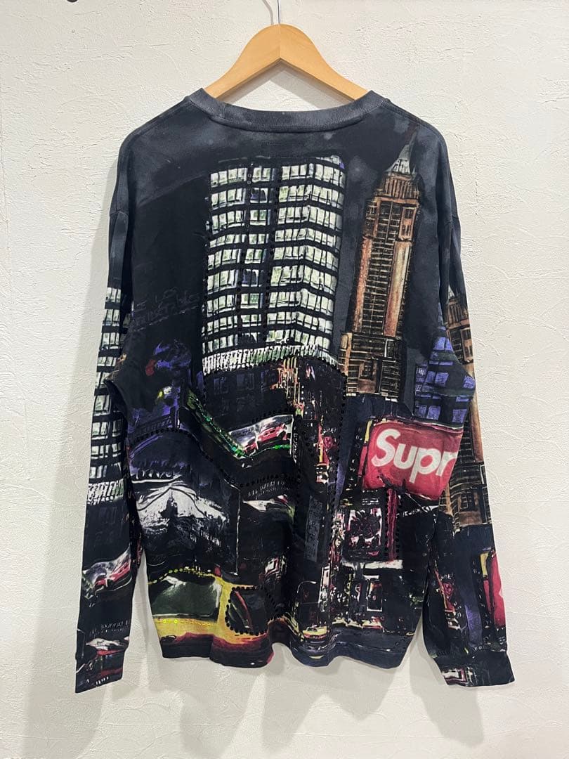 トップス 25SS Supreme Skyline Sequin L/S Top L