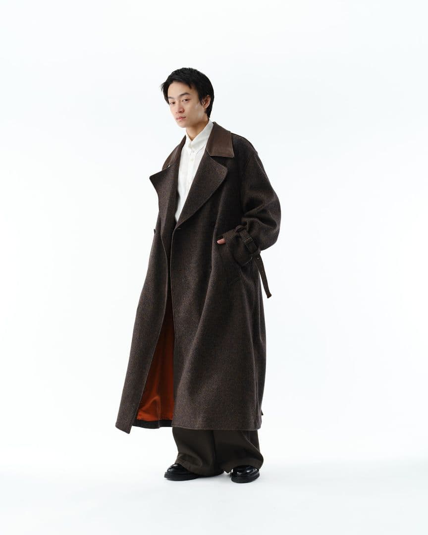 25AW未使用SUBLATIONS LIGHT TWEED ULSTERCOAT