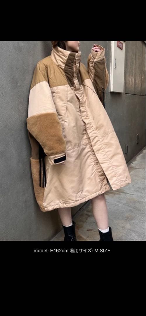 etsinta エシンタ モンスター中綿オーバーコート