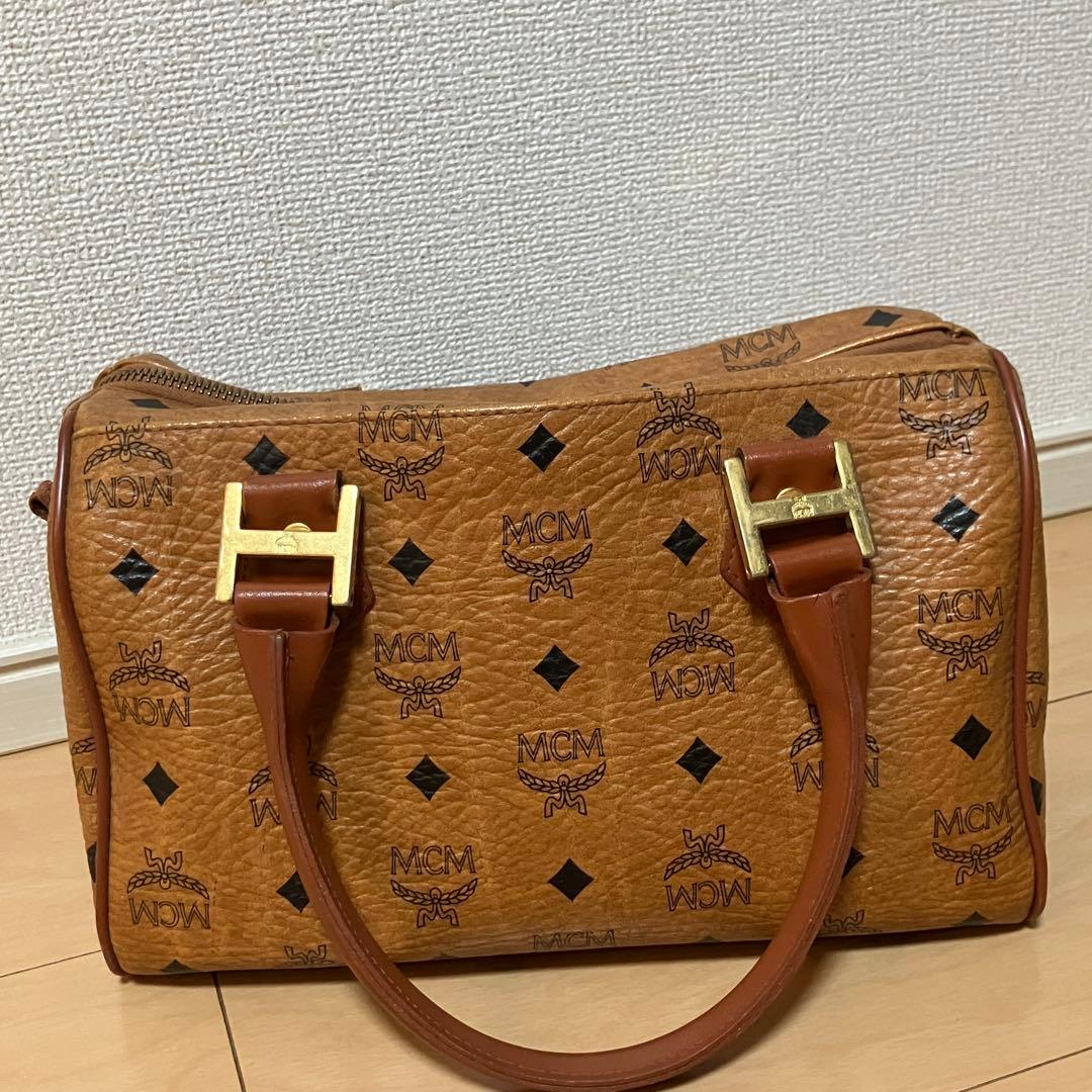 MCM ボストンバッグ ブラウン